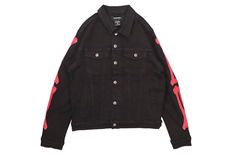 KINDRED BONE LINE DENIM JACKET (KD247J:JET BLACK) | Brand,OTR