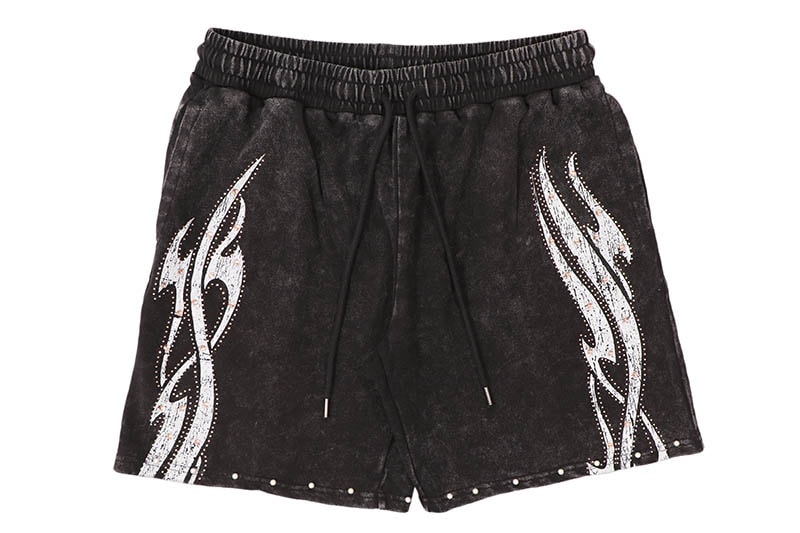 TAKER BIG STEPPER FRENCH TERRY SHORTS (T5230:BLACK)