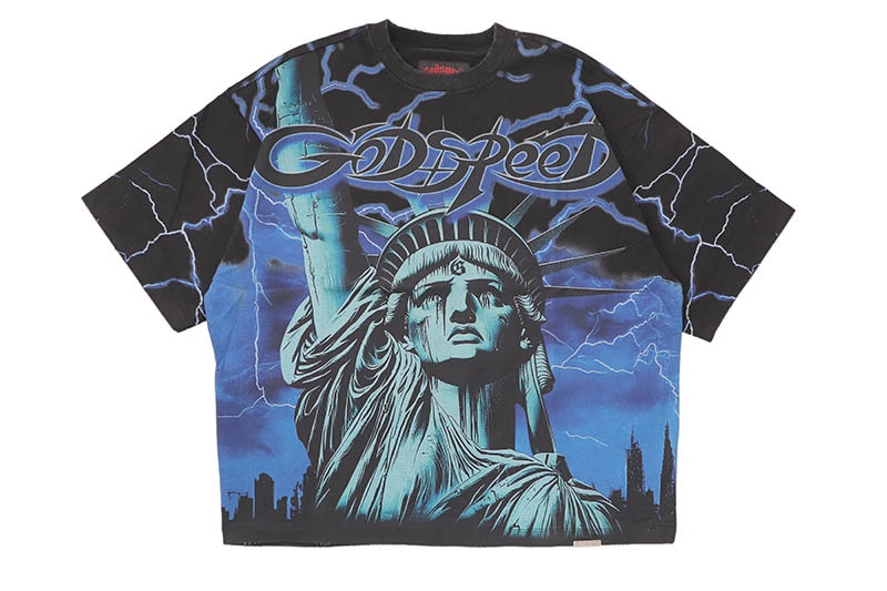 GODSPEED VOLTAGE T-SHIRT (LA BLUE)