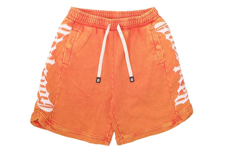 GODSPEED COURTSIDE SHORTS (ORANGE WASH)