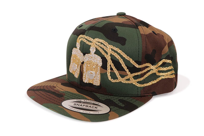CLASSIC MATERIAL NY CUBANS WITH THE JESUS SNAPBACK CAP (CAMO)