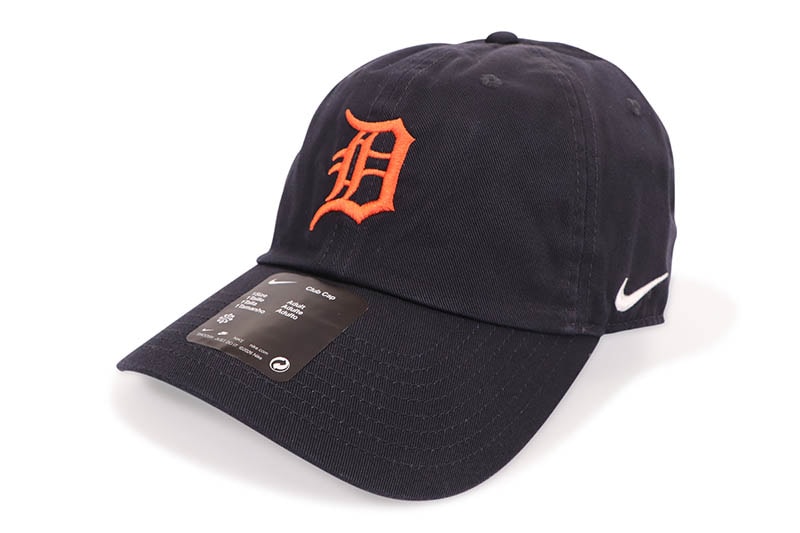 NIKE DETROIT TIGERS CLUB UNSTRUCTURED ORGANIC COTTON CAP (NB01-4FA-DG-BEK:PITCH BLUE)