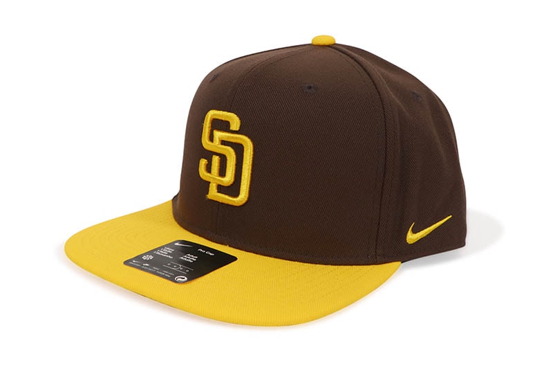 NIKE SAN DIEGO PADRES DRI-FIT PRO STRUCTURED SQUARE BILL CAP (NB09