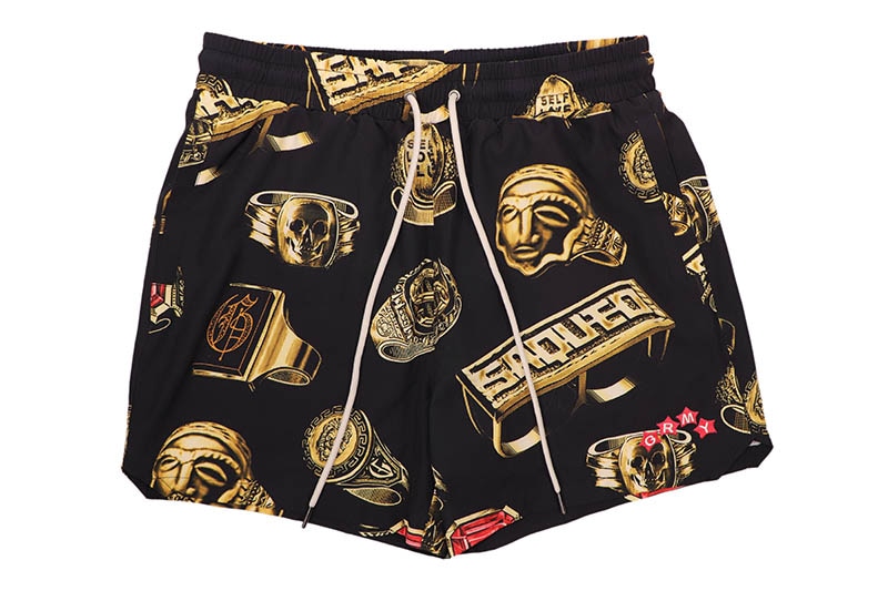 GRIMEY THE OG TOUR SWIMMING SHORTS (GBS210:BLACK) | Brand,OTR