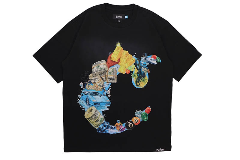 COOKIES NEW MONEY BIG C OVERSIZED KNIT (BLACK) CM262KST09