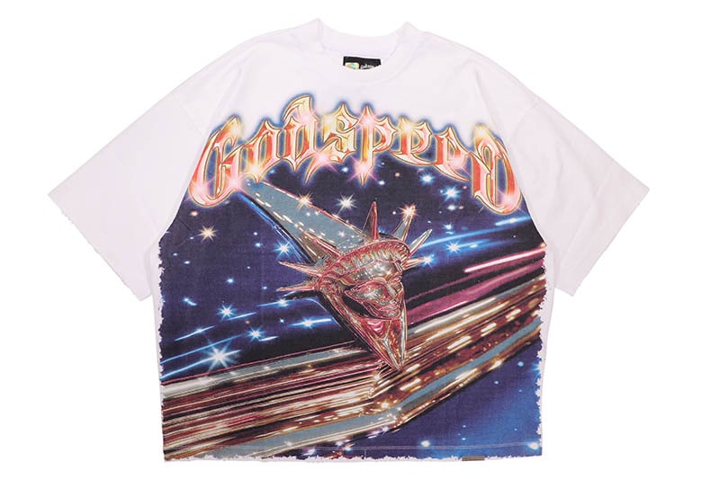 GODSPEED LIBERTY CRUISER T-SHIRT (WHITE)