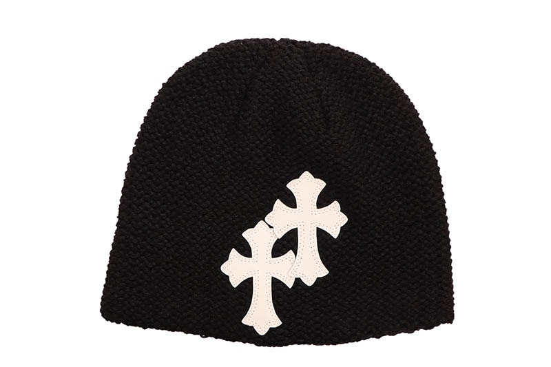ADVANCE LOW GAUGE CROSS PATCH BEANIE (BLACK/WHITE) ARS-5006