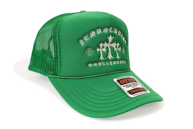 ADVANCE TRIPLE CROSS TRUCKER HAT (KELLY GREEN) ARS-7773 | Brand