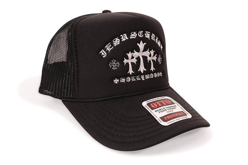 ADVANCE TRIPLE CROSS TRUCKER HAT (BLACK) ARS-7773