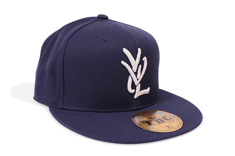 YVL CAP (WHITE ON NAVY)