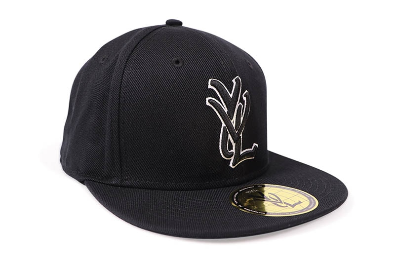 YVL CAP (WHITE TRIM ON BLACK)