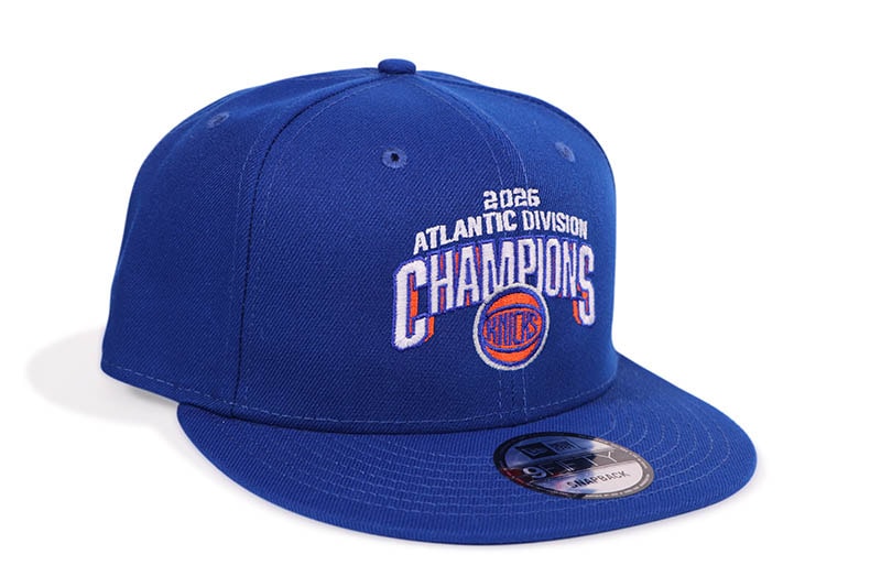 NEW ERA NEW YORK KNICKS 9FIFTY SNAPBACK CAP (2026 ATLANTIC