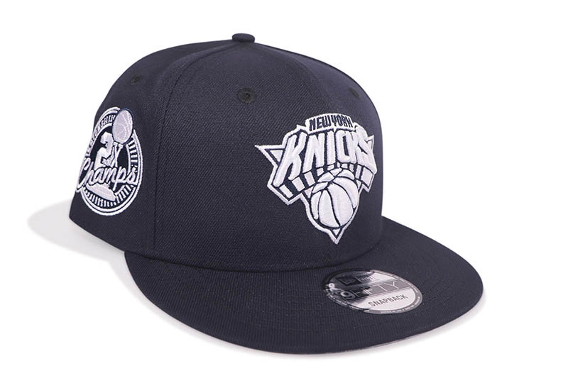 NEW ERA NEW YORK KNICKS 9FIFTY SNAPBACK CAP (2X CHAMPS SIDE PATCH 