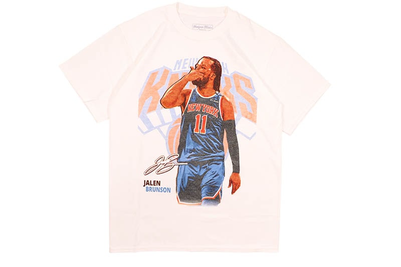 HEADGEAR CLASSICS JALEN BRUNSON#3 T-SHIRTS (WHITE)