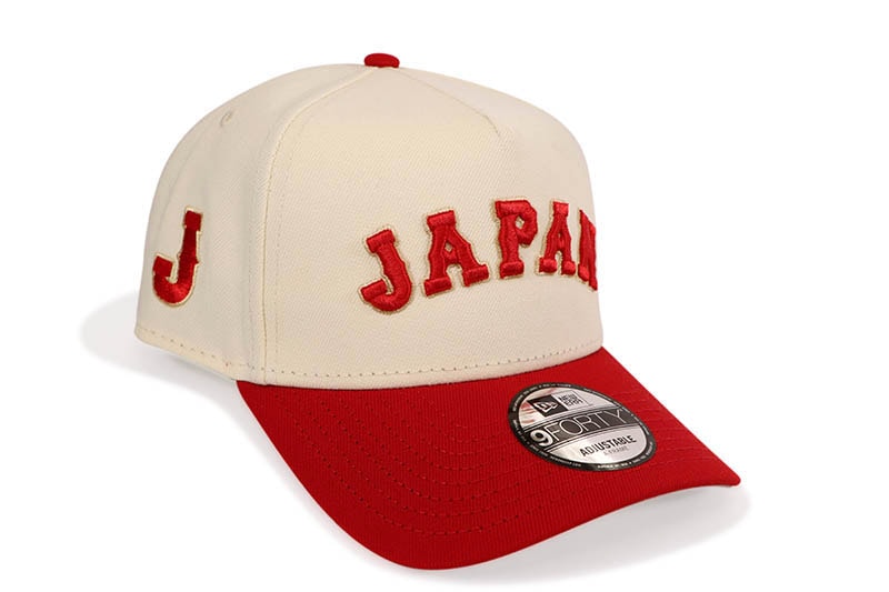 NEW ERA WBC JAPAN 9FORTY AF ADJUSTABLE CAP (J SIDE PATCH/GREY