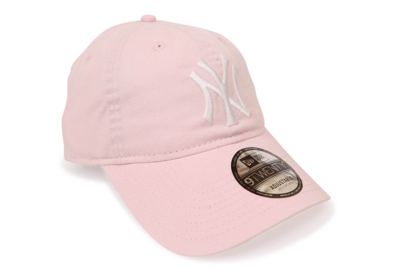 NEW ERA NEW YORK YANKEES 9TWENTY WASHED COTTON ADJUSTABLE CAP (PINK/WHITE) 14525107