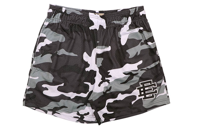 ERIC EMANUEL EE BASIC BLACK WHITE CAMO SHORTS | Brand,A-F,ERIC