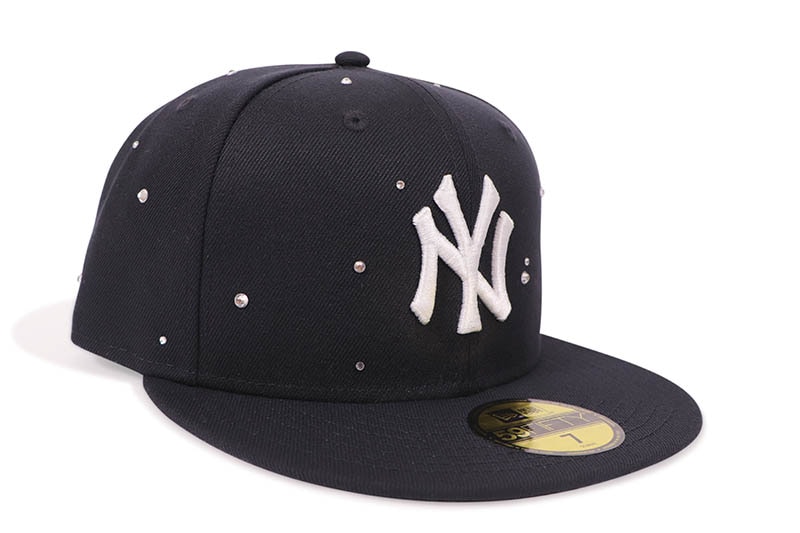 NEW ERA NEW YORK YANKEES NIGHT OUT RHINESTONE 59FIFTY FITTED CAP (NAVY) 14745150