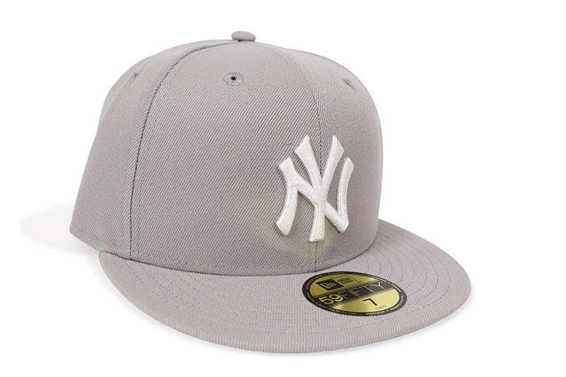 NEW ERA NEW YORK YANKEES 59FIFTY FITTED CAP (GREY/WHITE) 14525203