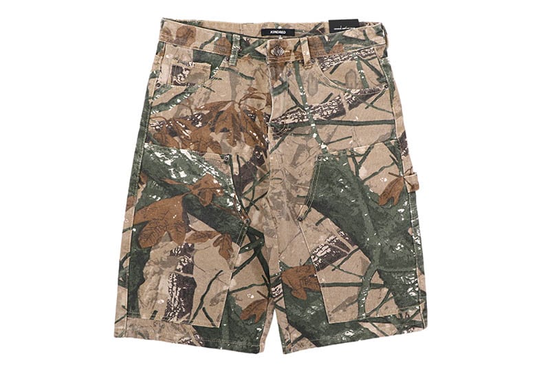 KINDRED DOUBLE KNEE CAMO SHORTS (KD2116C:CANVAS VINTAGE) | Brand