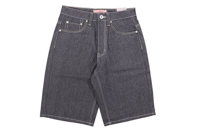 BLEECKER & MERCER BAGGY SHORTS (DS2550:RAW INDIGO)
