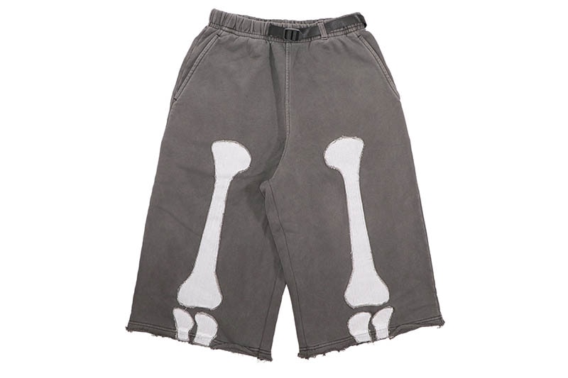 VANSON 3 QUARTER SWEATSHORTS (RZV-2602:BLACK/WHITE)