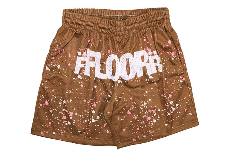 FLOOR 914 MOCHA PINK V2 SPLATTER SHORTS | Brand,A-F,FLOOR 914