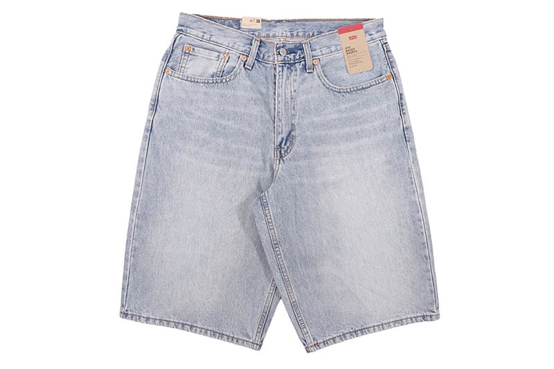 LEVI��S 470 BAGGY SHORTS (0062W0002:SUNRISE MORNING LIGHT WASH)
