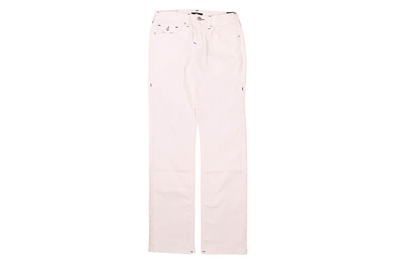 TRUE RELIGION RICKY FLAP STRAIGHT JEAN (701153:OPTIC WHITE)