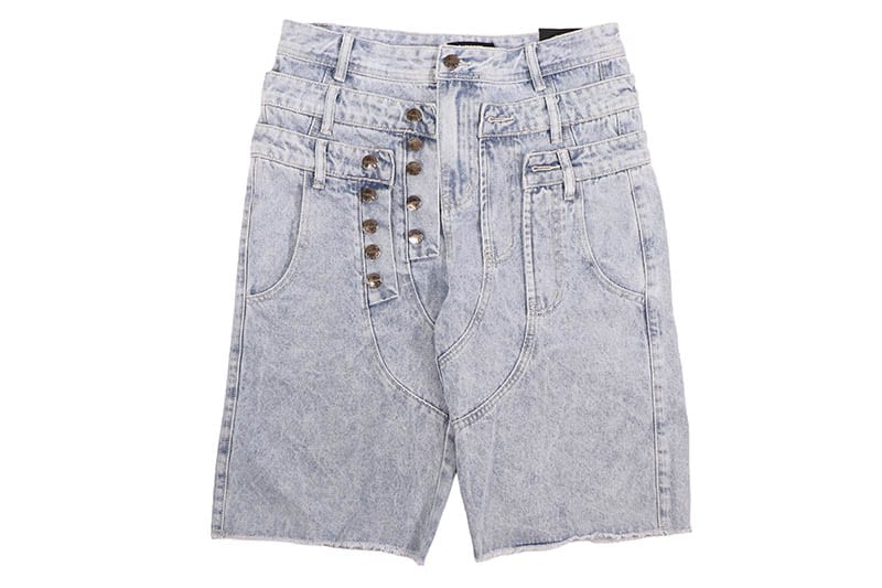 KINDRED 3 LAYER DENIM SHORTS (KD2249S:BLUE)