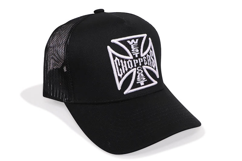 WEST COAST CHOPPERS LOGO OG MESH CAP (WCCPT178ZW:BLACK)