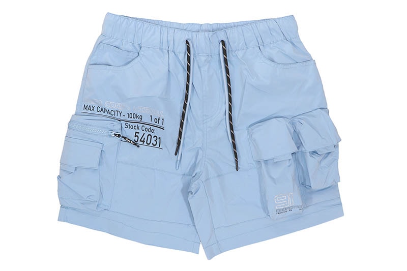 SMOKE RISE LOUNGE UTILITY CARGO SHORTS (WS25283:ALASKAN BLUE)
