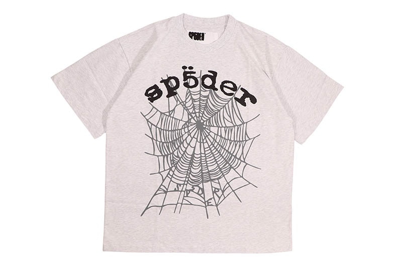 SP5DER OG WEB V2 T-SHIRTS (HEATHER GREY)