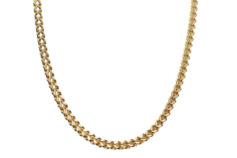 10K FRANCO CHAIN 22INCH