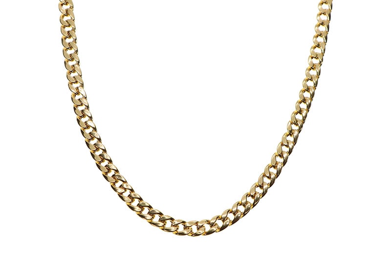 10K CUBAN CHAIN 22INCH