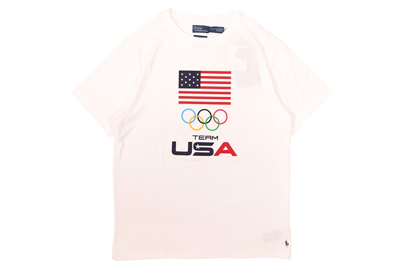 POLO RALPH LAUREN BOYS TEAM USA GRAPHIC PRINT T-SHIRTS
