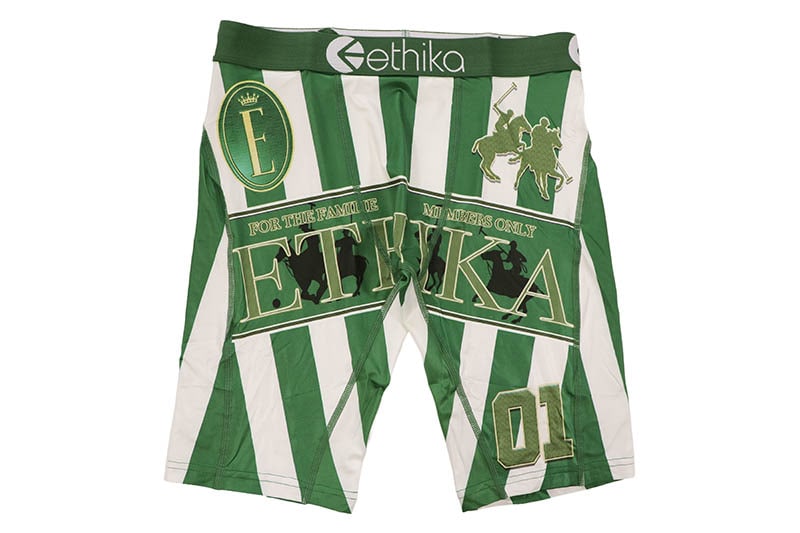 ETHIKA TRUE SPORT STAPLE BOXER BRIEFS (MSPAAC2602-GRN)