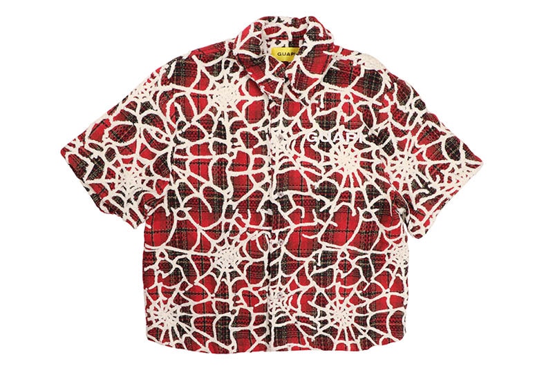 GUAPI BLOOD RED WIDOW WEB SHIRT (1127BRWWS)