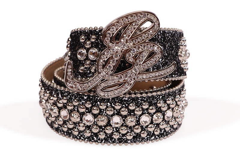 PELLE PELLE X BB SIMON LIMITED EDITION CURSIVE ICON BELT (3382-W24-CLEAR-SF)