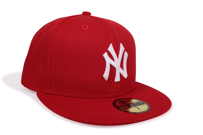 NEW ERA NEW YORK YANKEES 59FIFTY FITTED CAP (SCARLET/WHITE) 14525200