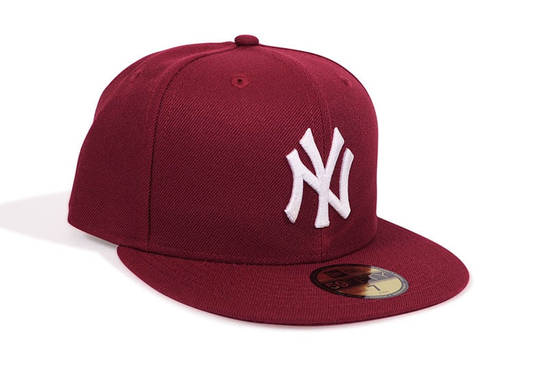 NEW ERA NEW YORK YANKEES 59FIFTY FITTED CAP (CARDINAL/WHITE) 14525206
