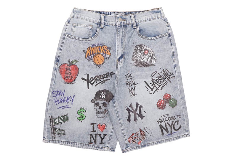 LYFESTYLE CLOTHING "SoNY" DENIM SHORTS
