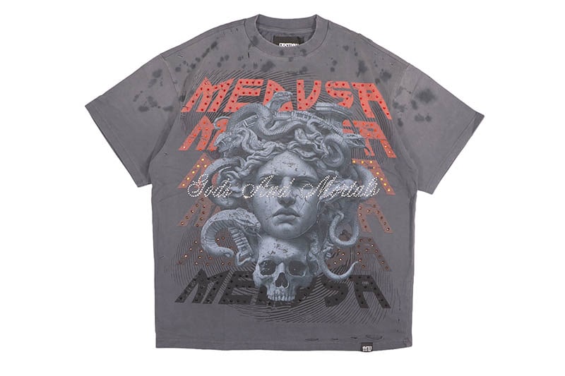 FIRST ROW GODS AND MORTALS DEADLY BEAUTY TEE (FRT2291:DK GREY)