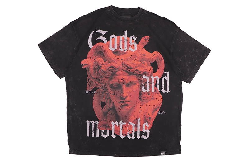 FIRST ROW GODS AND MORTALS MYTHIC VISION TEE (FRT2295:BLACK