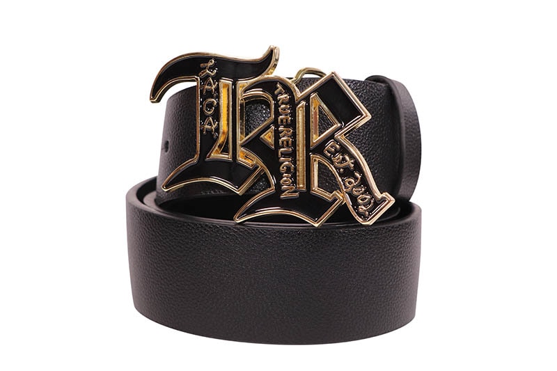 TRUE RELIGION TR BUCKLE BELT (TR4072:BLACK)