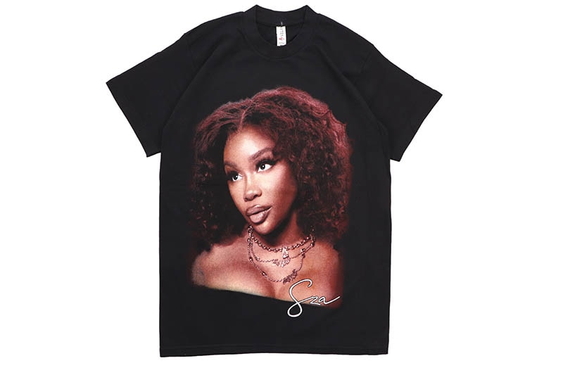 HOUSE OF TEES SZA BIGFACE GRAPHIC T-SHIRT (BLACK)