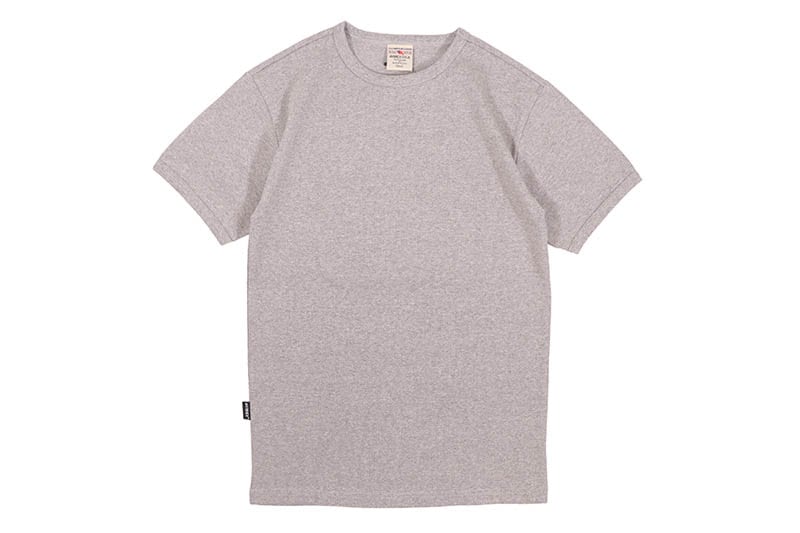 AVIREX DAILY RIB S/S CREW NECK T-SHIRT (783-5934006-020:GRAY) 6143502-014