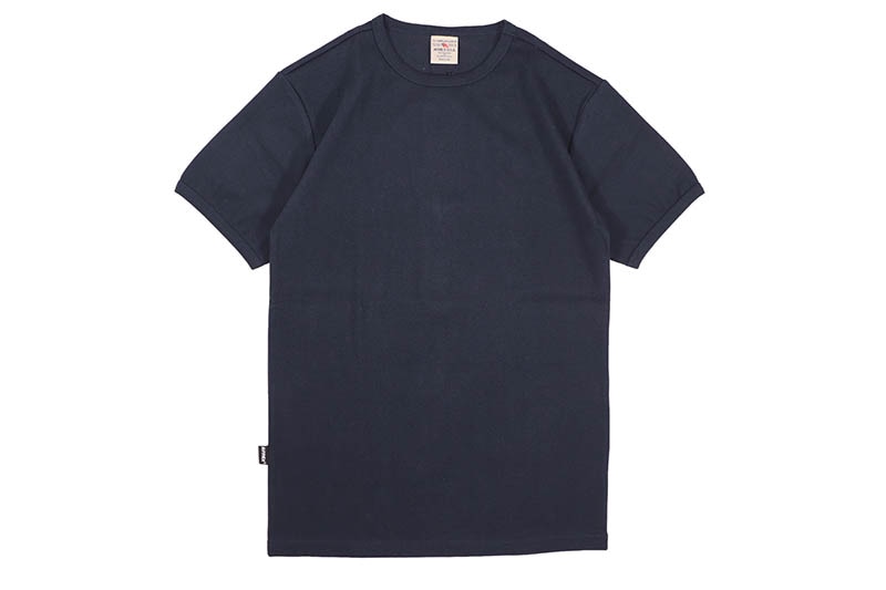 AVIREX DAILY RIB S/S CREW NECK T-SHIRT (783-5934006-440:ROYAL) 6143502-086