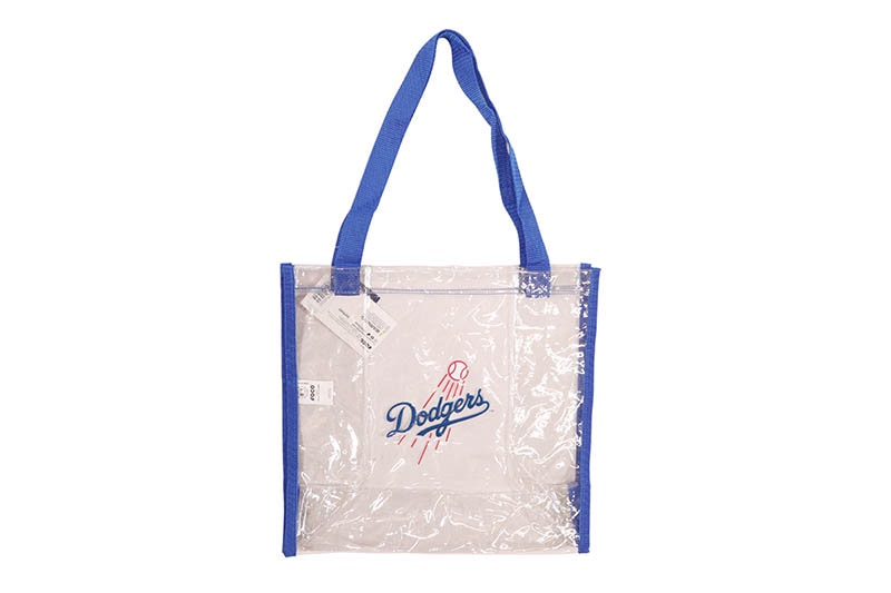 FOCO LOS ANGELES DODGERS CLEAR REUSABLE TOTE BAG (REL1125-00001)