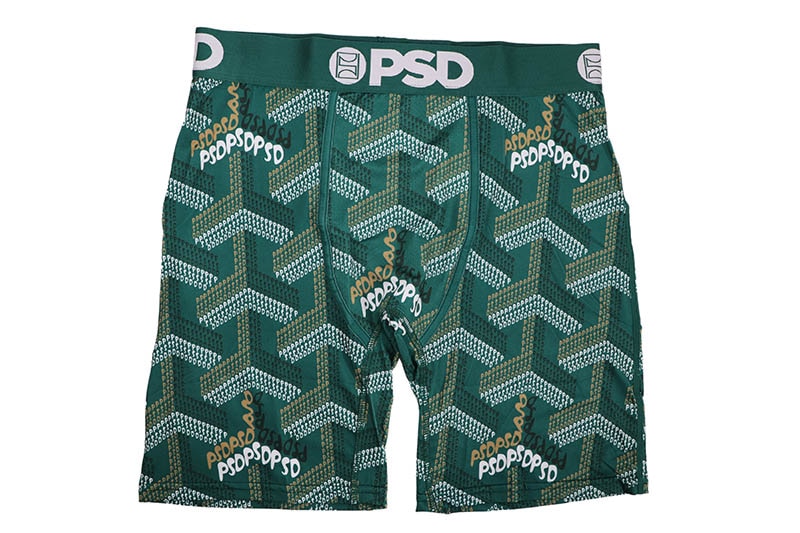 PSD LABYRINTH GREEN BOXERS BRIEFS (226180038:MULTI)